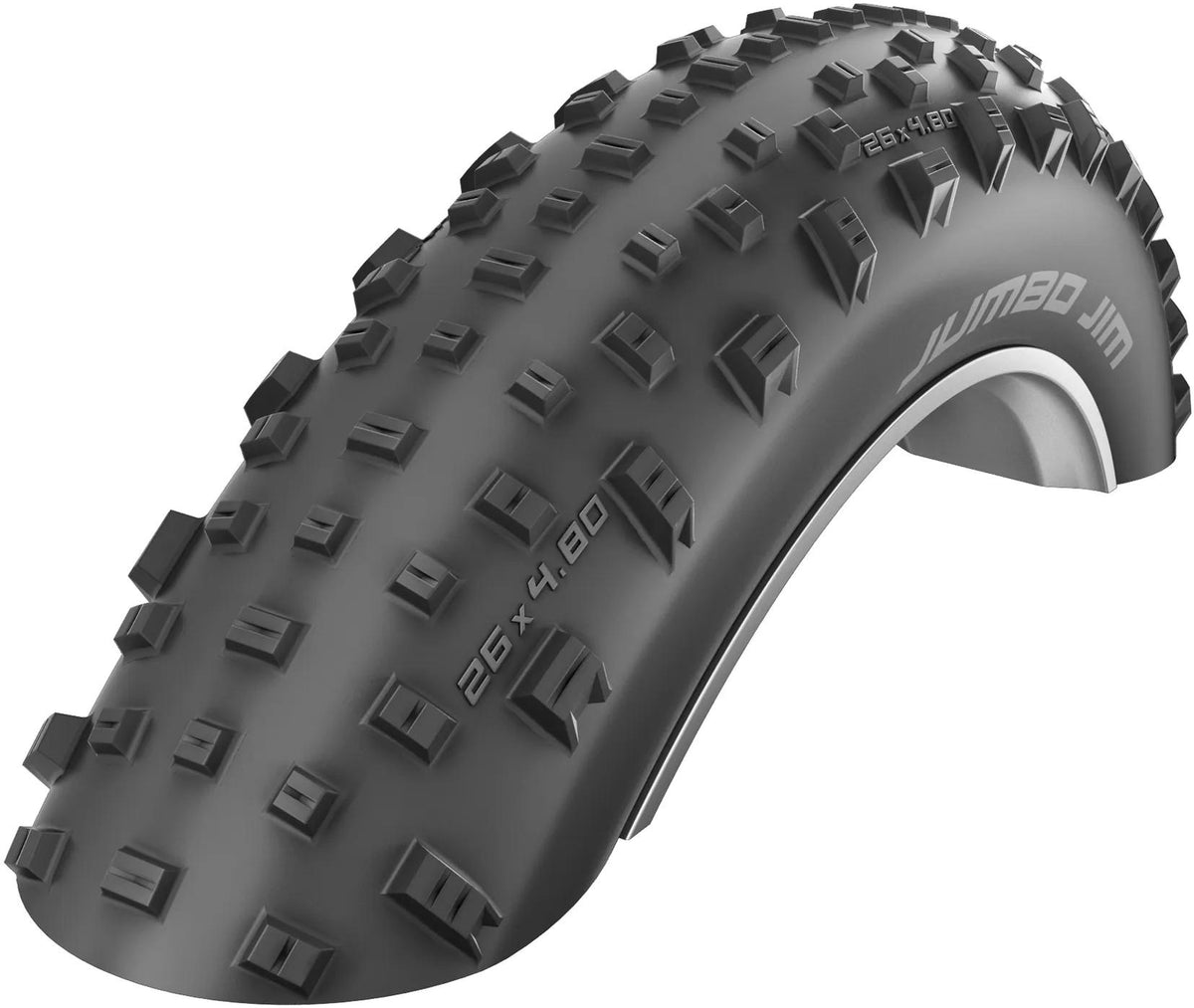 Schwalbe Jumbo Jim – fatbike-rengas, 26 x 4.0, taittuva
