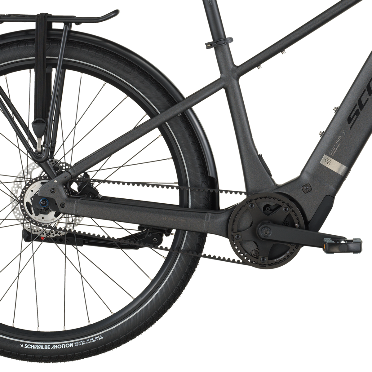 Scott Sub Tour 30 – hihnavetoinen sähköpyörä, 75 Nm, 540 Wh