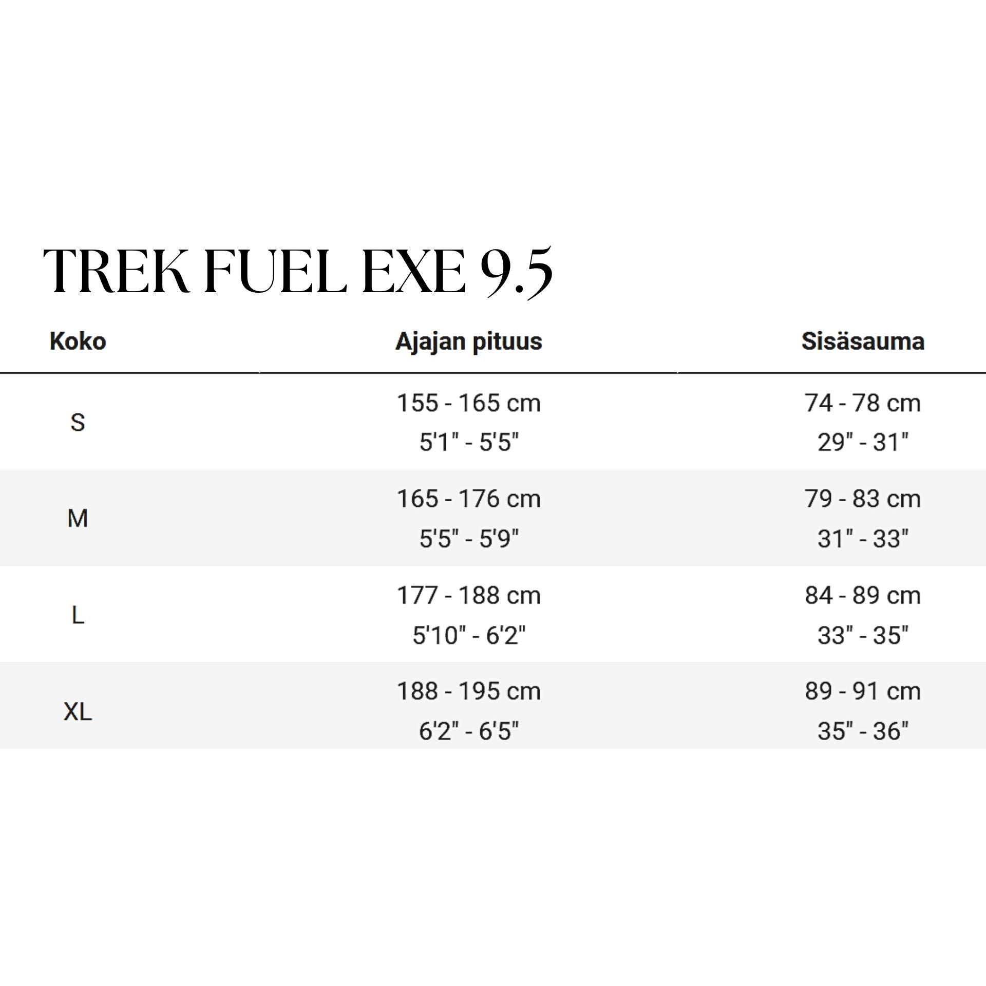Trek Fuel EXe 9.5