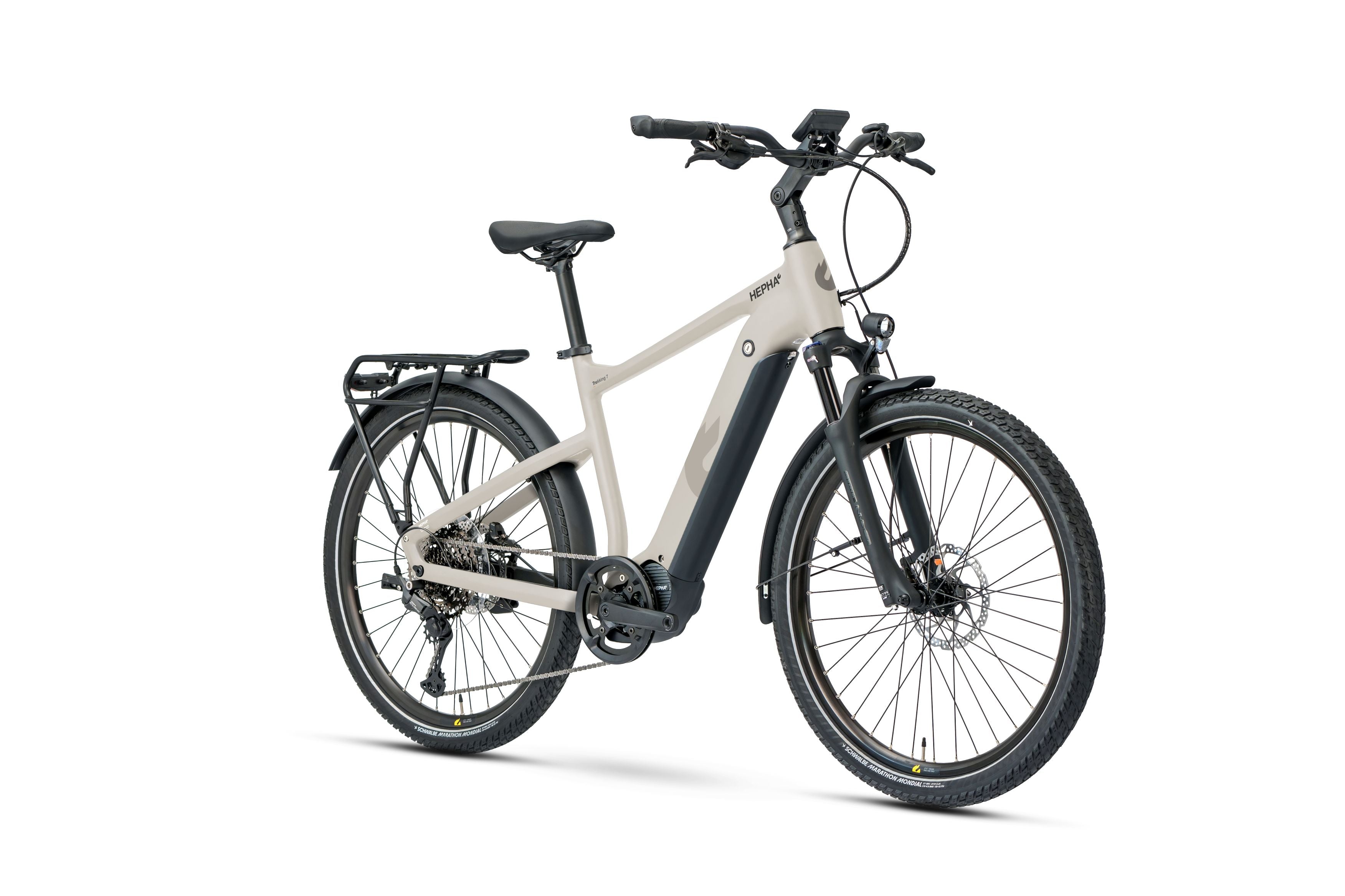 Hepha Trekking 7 Ultra – sähköpyörä, 100 Nm, 800 Wh