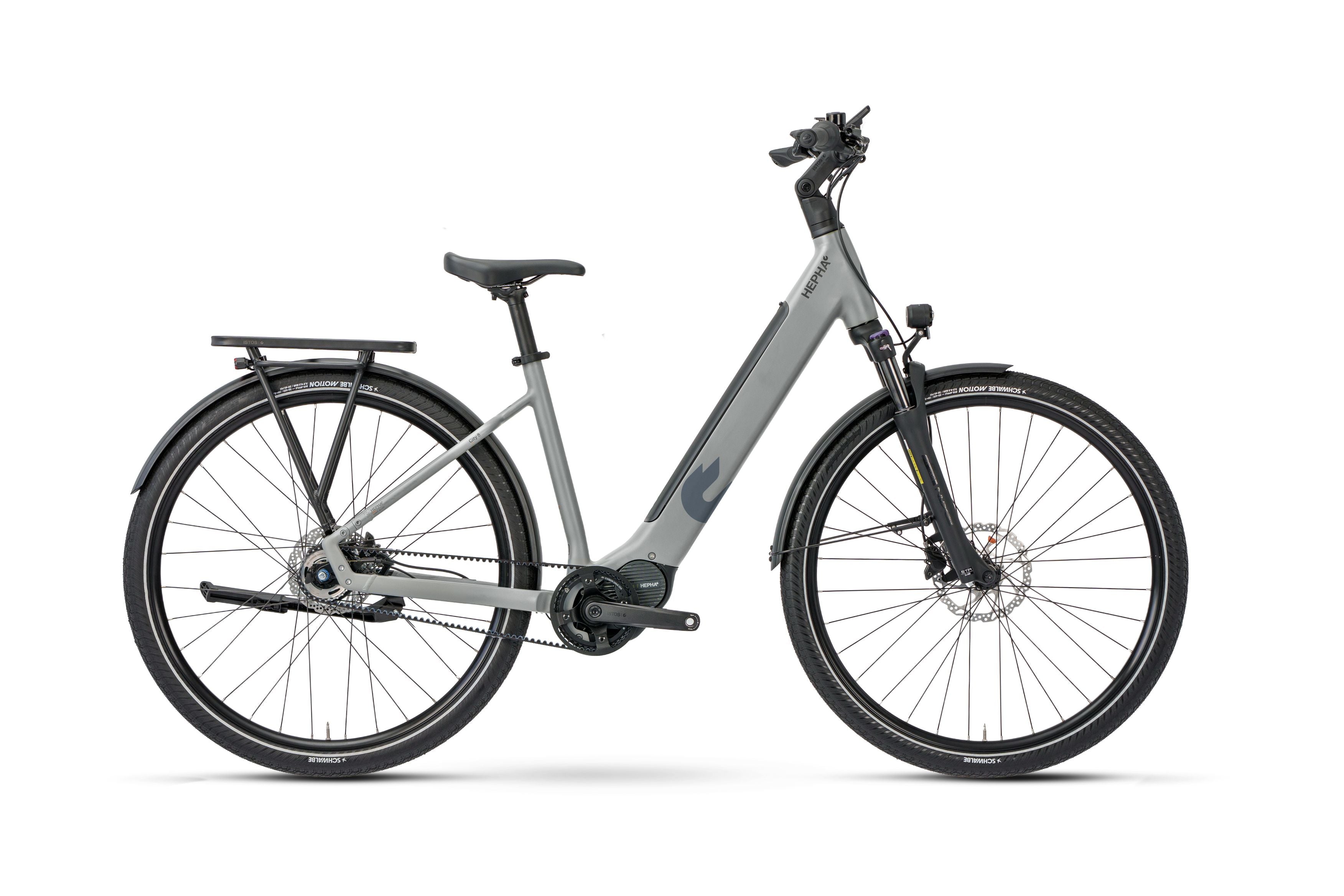 Hepha City 8 Performance Low Step – sähköpyörä, 100 Nm, 600 Wh