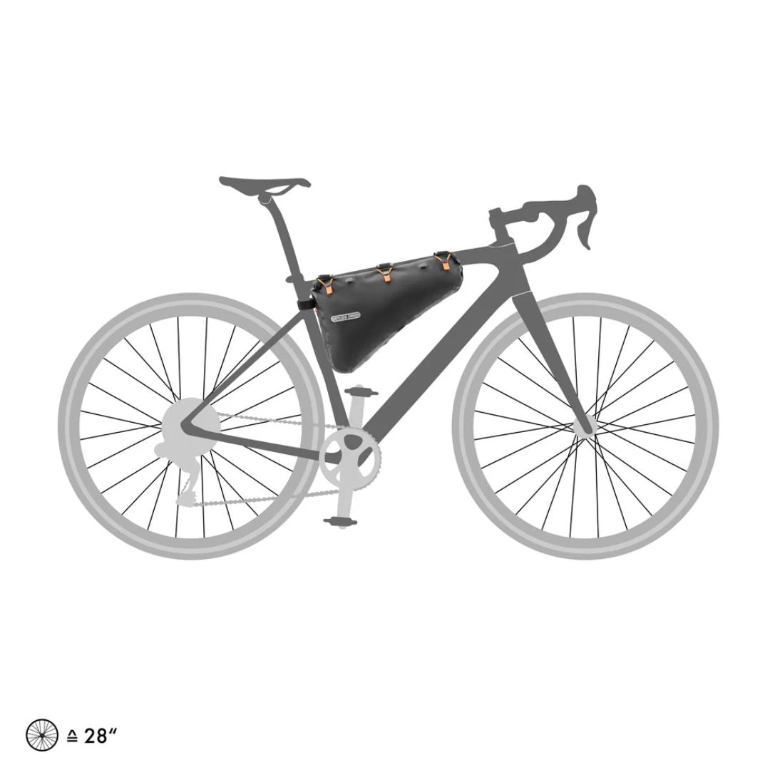 Ortlieb runkolaukku Frame-Pack RC, 4 L musta