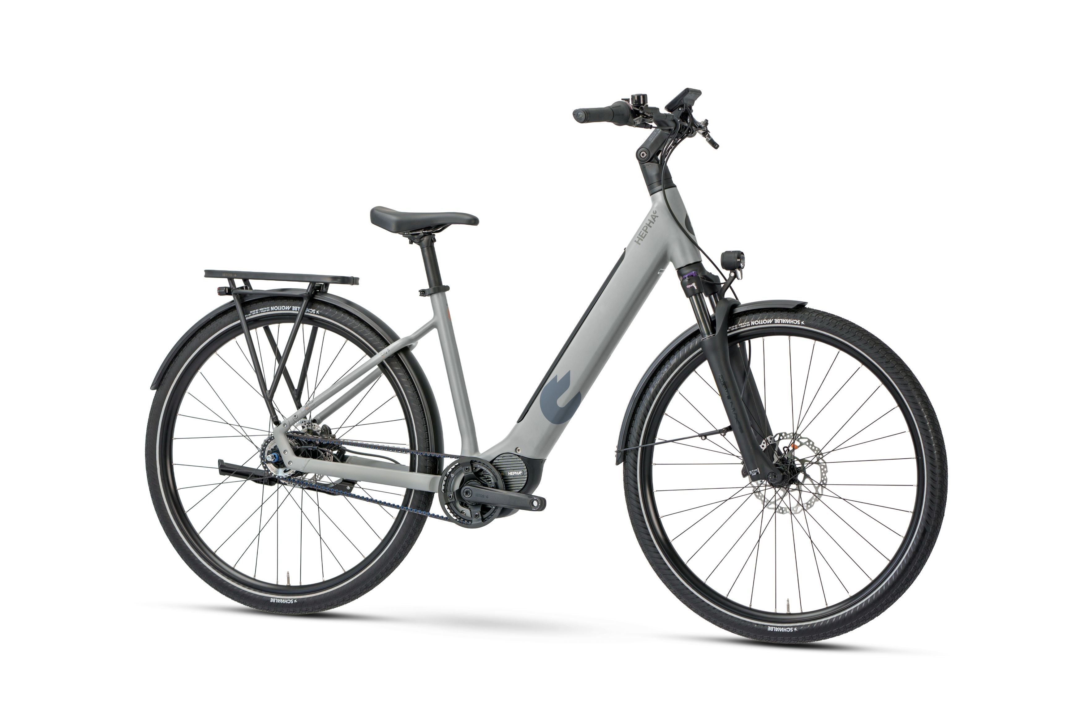 Hepha City 8 Performance Low Step – sähköpyörä, 100 Nm, 600 Wh