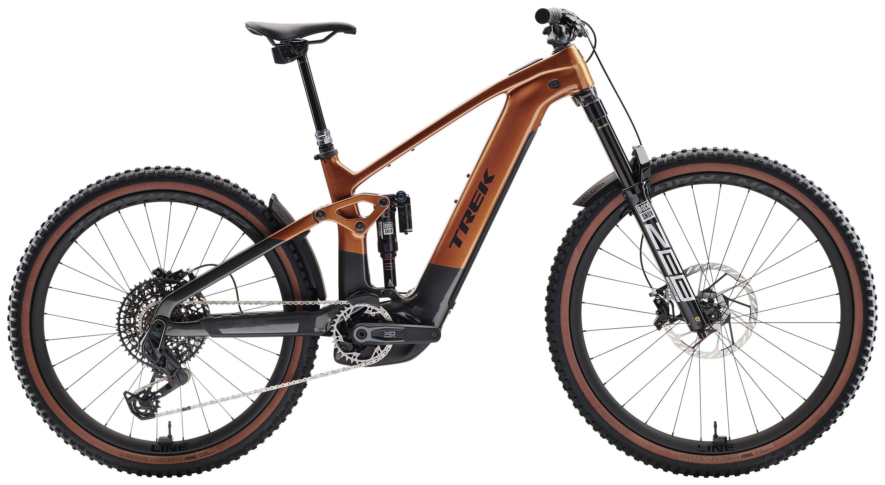 Trek Rail+ 9.9 X0 AXS T-Type Gen 5 – sähköenduro, 85 Nm, 800 Wh