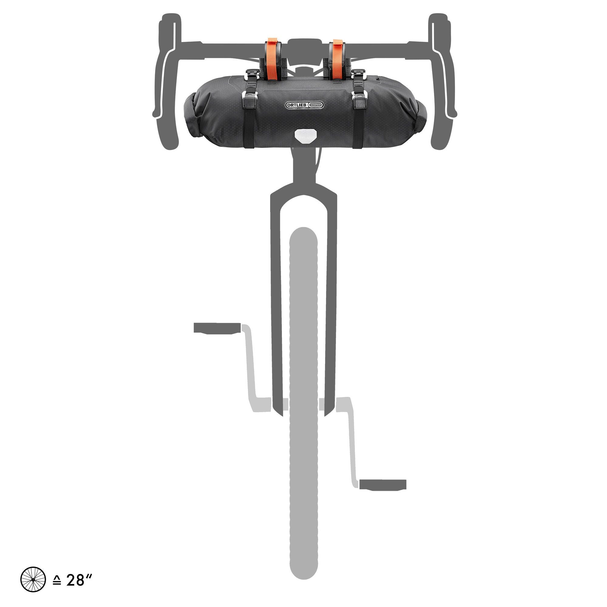 Ortlieb tankolaukku Handlebar-Pack 9 L Musta
