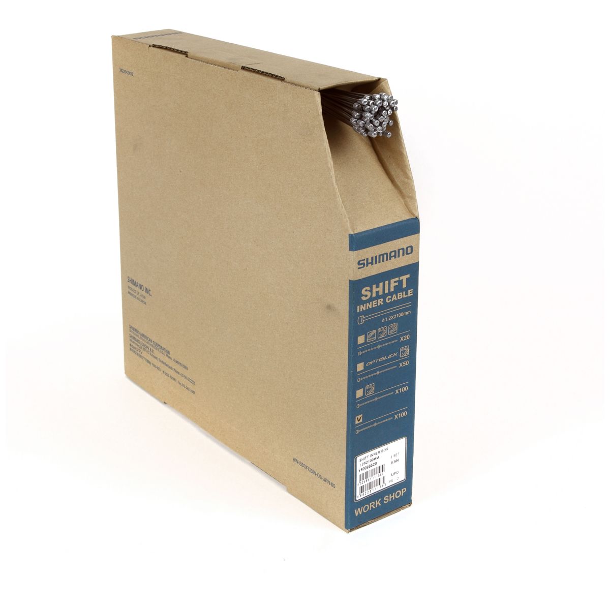 Shimano Vaihdevaijeri MTB/Road, 1,2mmx2100mm