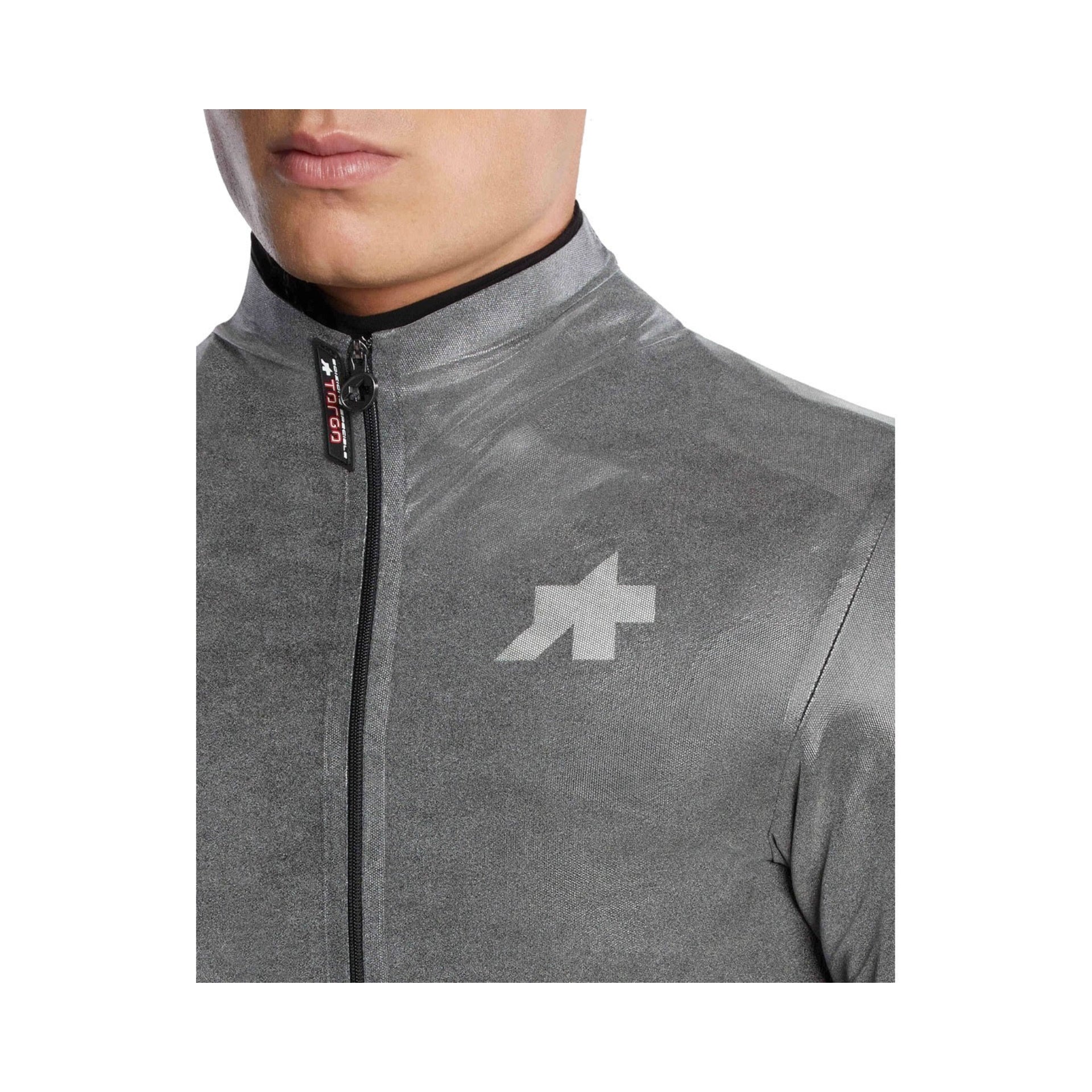 Assos Equipe RS Alleycat Clima Capsule Targa – miesten ajotakki, Silver Storm -kalvo