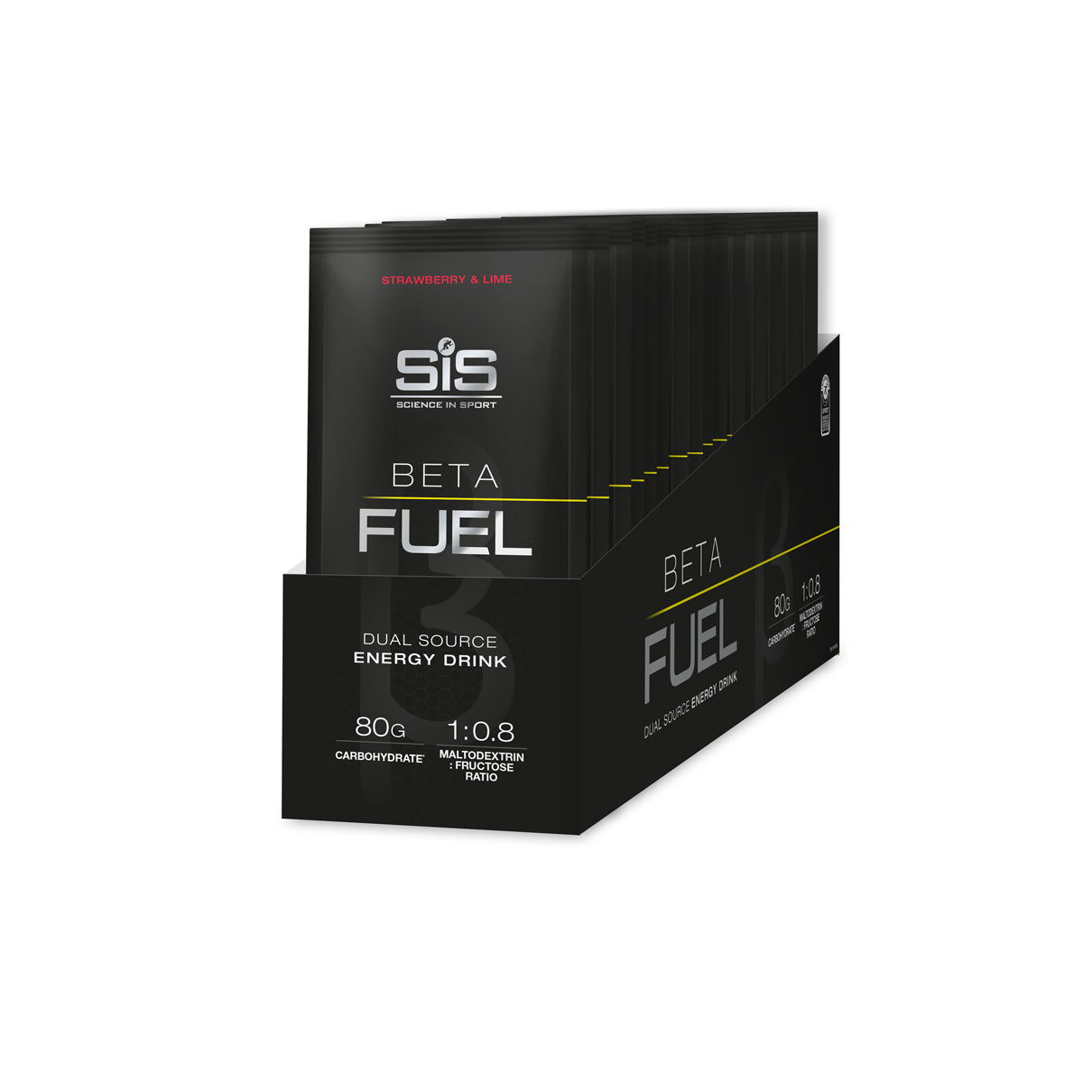 SIS Beta Fuel 80 Mansikka - Lime Pussi 82g
