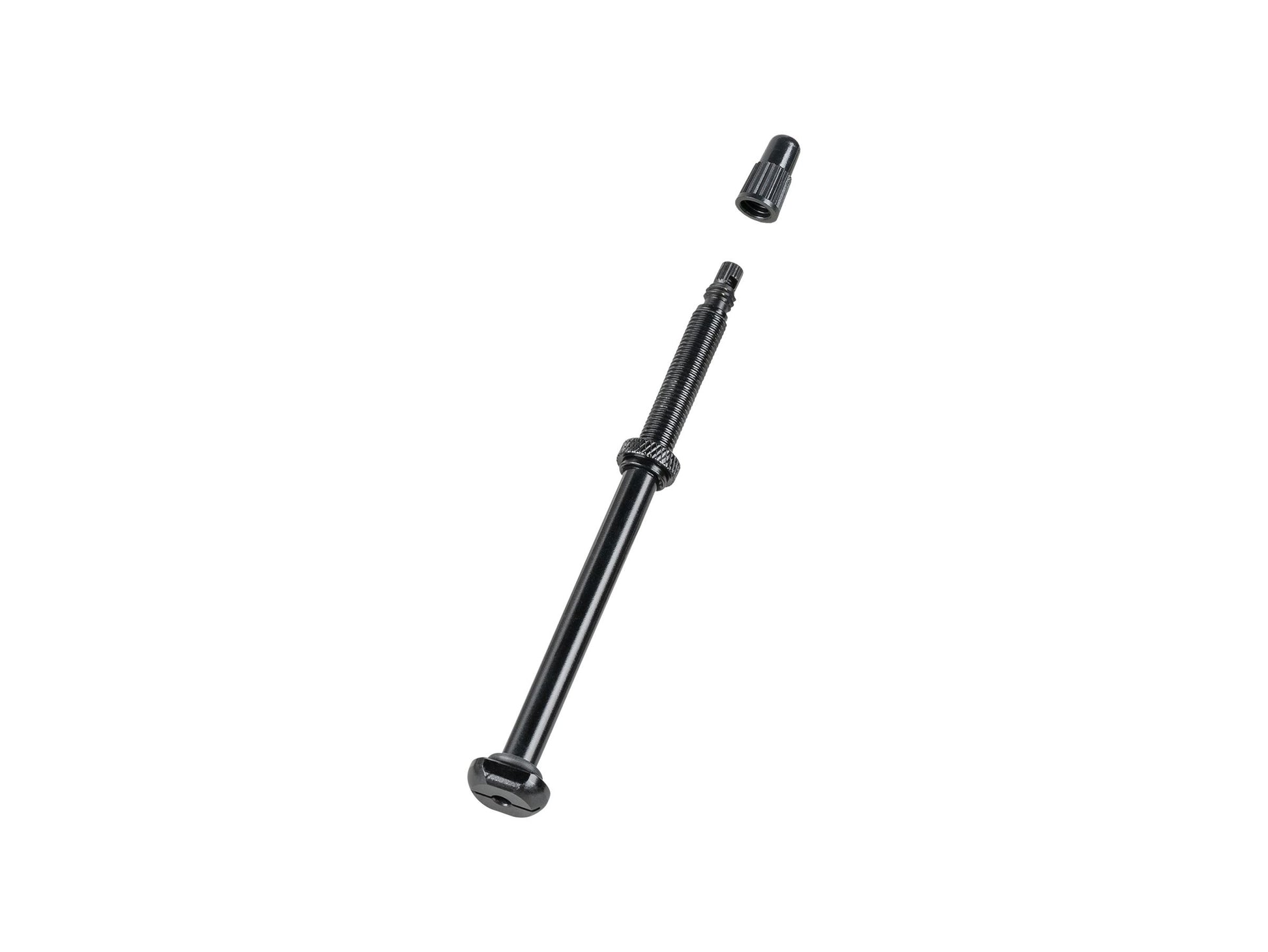 Bontrager Round Base TLR Valve Stem [VLV BNT TLR 95MM BK]