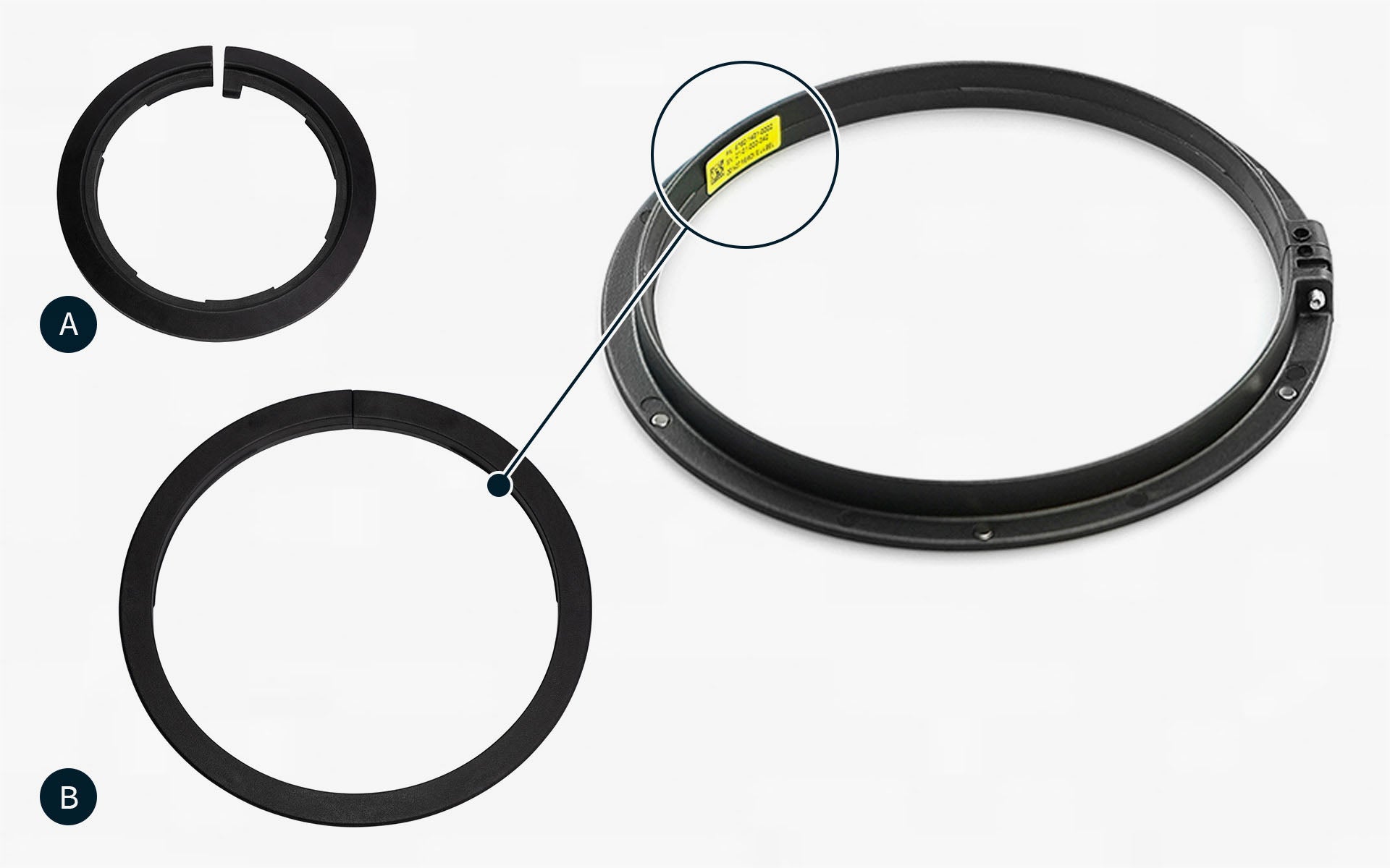 Enviolo retaining wire ring
