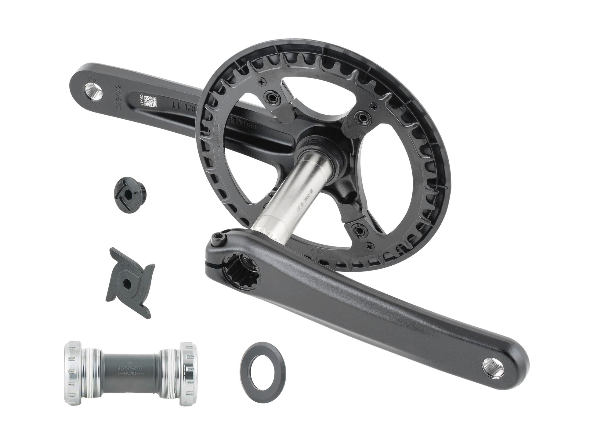 Trek-Diamant Prowheel 40T Narrow/Wide With 68mm BB Crankset [CRK TRD PRO 40T 170 10SPD BK]