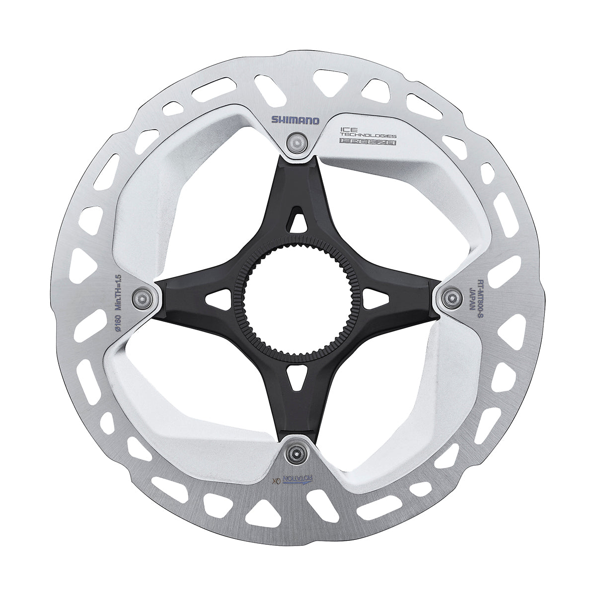 SHIMANO Deore XT RT-MT800 Ice-Tech Freeza 160mm – Center Lock -jarrulevy