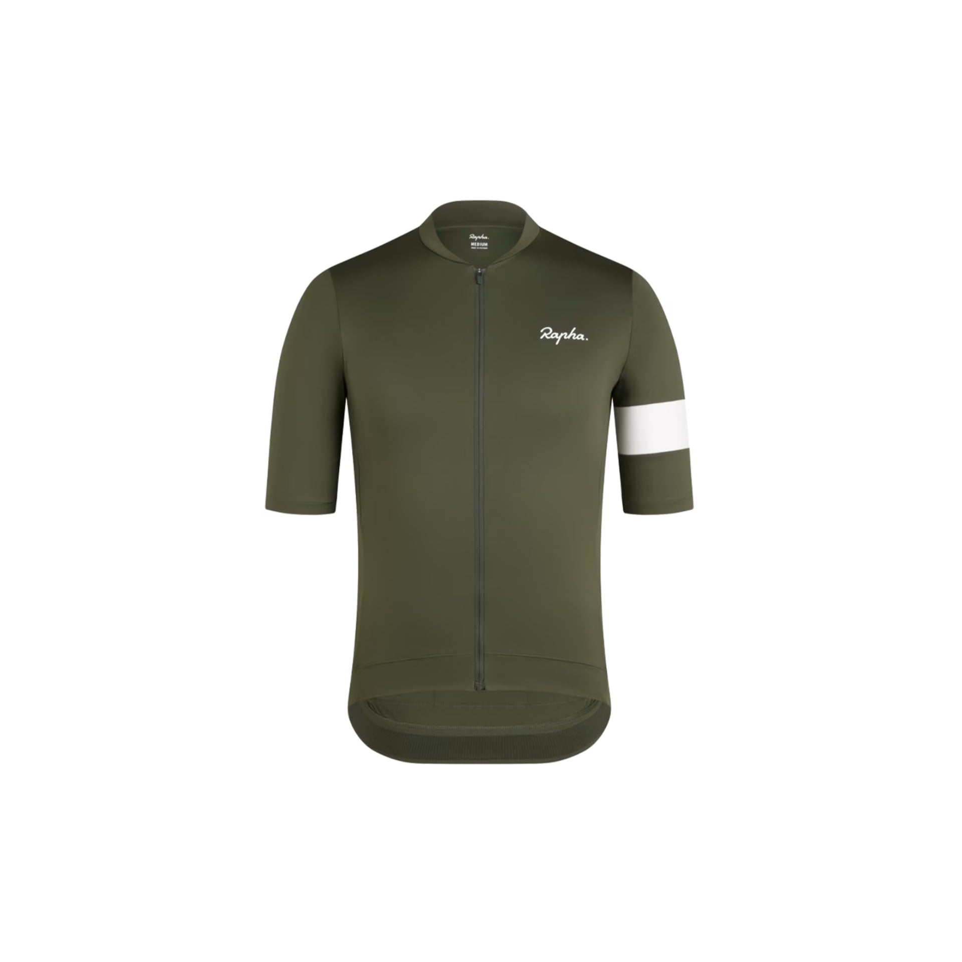 Rapha Core Men's Cycling Jersey – 100% Polyester, UV Protection, Regular Fit