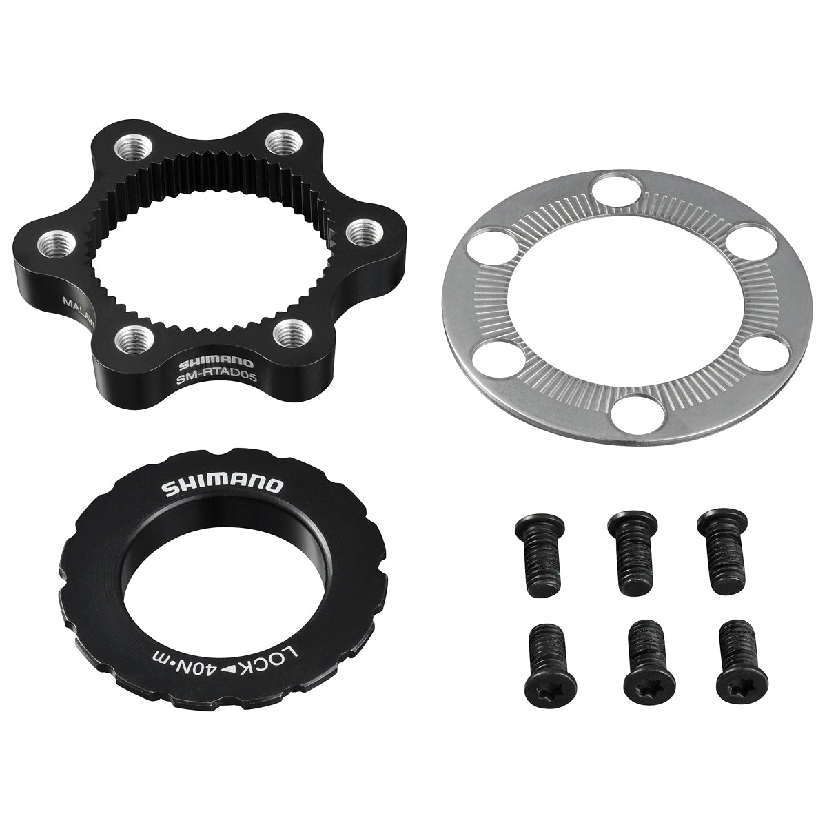 Shimano SM-RTAD05 – 6-pulttinen Centerlock-adapteri, teräs