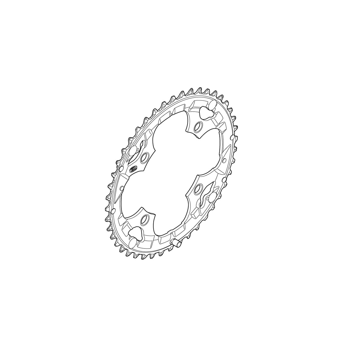 Shimano Eturatas Deore M530 3x9 48t – Alumiini, 104/64mm pulttikehä