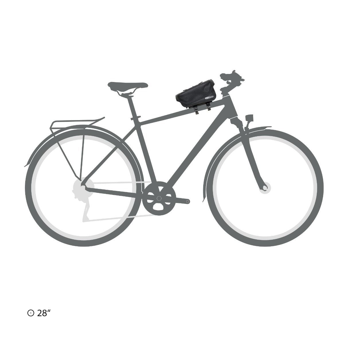 Ortlieb Toptube-Bag 1,5 L Musta