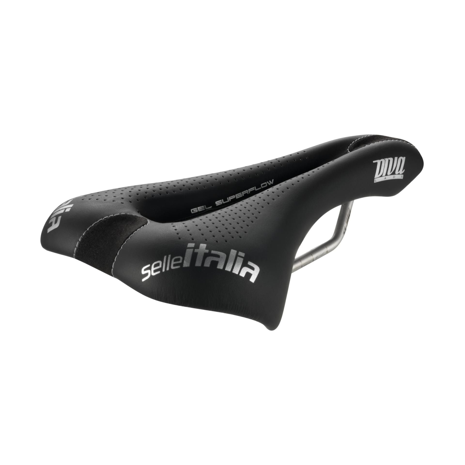 Selle Italia Lady Gel Flow L/160mm – Naisten satula geelipehmusteilla ja Flow-aukolla