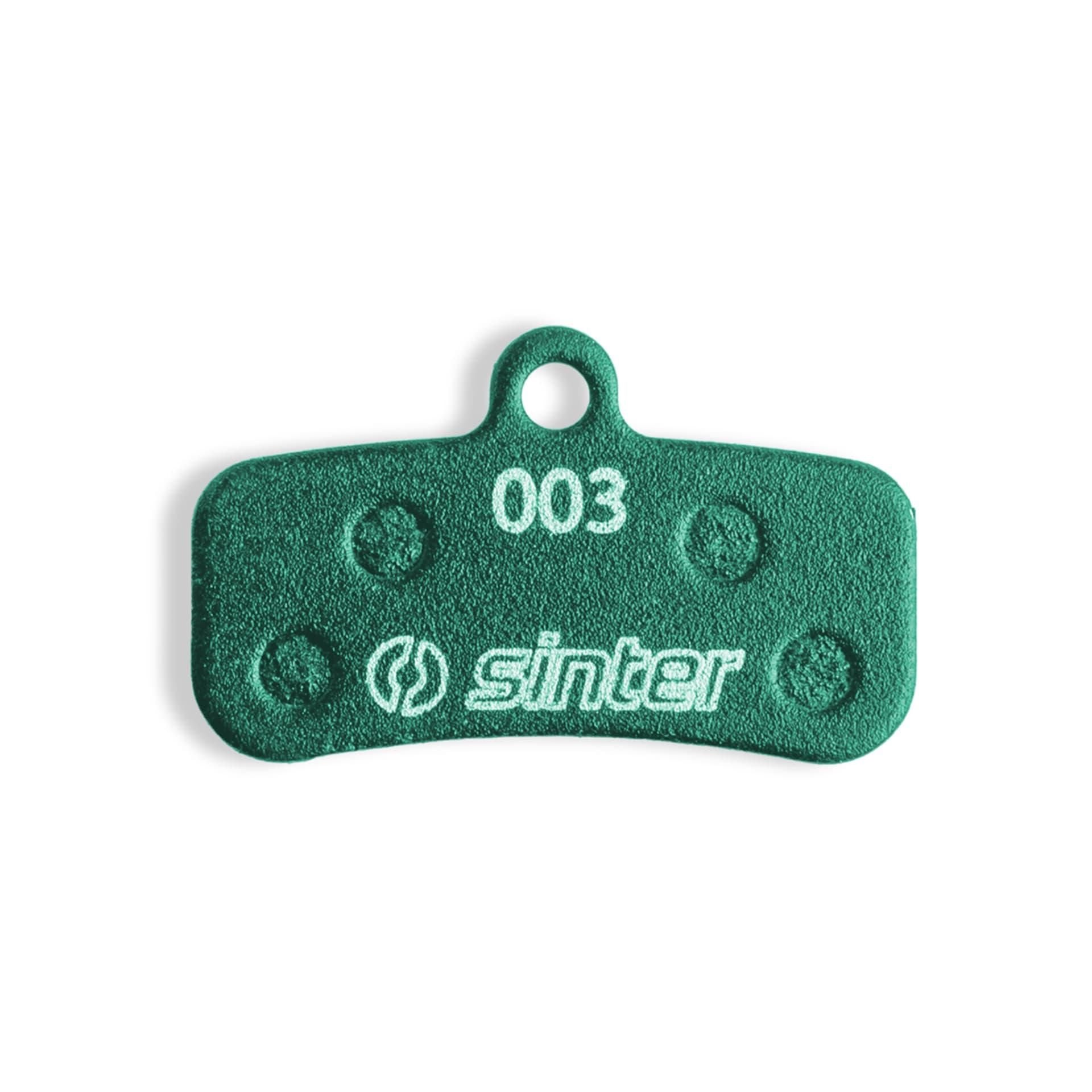 Sinter Jarrupalat Race Compound 003 Shimano D Type Vihreä – kilpailukäyttöön, s530-seos
