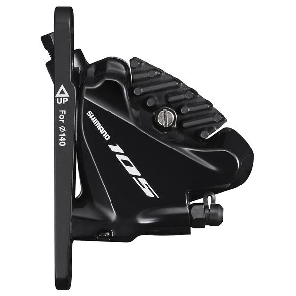 Shimano 105 Levyjarru Etu Musta Hydraulinen