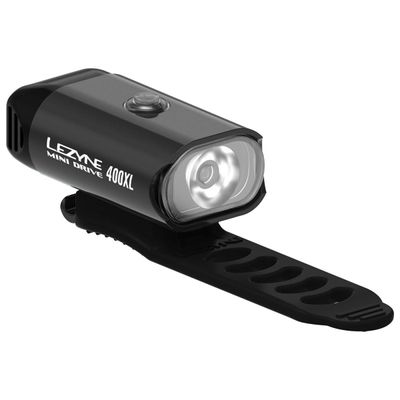 Lezyne ladattava led-etuvalo Mini Drive 400XL, musta Lezyne ladattava led-etuvalo Mini Drive 400XL, musta