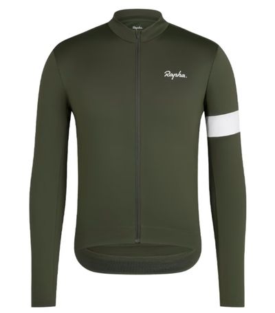 Rapha Core Thermal Long Sleeve Cycling Jersey Rapha Core Thermal Long Sleeve Cycling Jersey