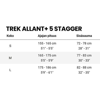 Trek Allant+ 5 Stagger 800Wh