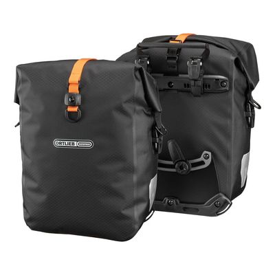 Ortlieb sivulaukut Gravel-Pack pari Musta